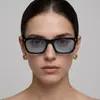 Gafas de sol minimalistas cuadradas de montura grande con remaches, nuevo estilo retro 2026, adelgazantes y elegantes, gafas de sol unisex