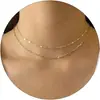 Amazon Cadena de eslabones Flash Transfronteriza Elegante Collar de Corazón Abierto Estrella Abierta Joyería de Moda Trendy para Chicas