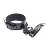 Esposas para Adultos Sm Bondage Patrón 3D Negro y Rojo Patrón de Diamantes Collar para el Cuello y Tobilleras Restricción Productos Sexuales de Alta Venta Entrenamiento Dropshipping