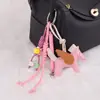 Pingente para Bolsa de Cachorro Dachshund Amarelo Estilo Ins Transfronteiriço, Cordão para Celular, Chaveiro de Carro, Pingente de Cavalo Voador Pequeno, Atacado de Fábrica