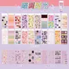 Venta de LiquidaciónLibro de Pegatinas Pre-cortadas Yuxian Paleta de Colores Marcador de Diario Básico Decoración Soporte Dropshipping