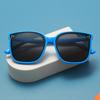 Nueva tendencia de gafas de sol de silicona para niños, foto callejera, gafas de sol polarizadas, para niños y niñas, bebé, gafas de sol con protección UV, venta al por mayor