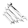 Herramienta de llave de boca abierta de doble propósito de acero al carbono, cromada, para reparación de automóviles y uso doméstico, antideslizante, llave de doble extremo 5.5mm30mm32mm