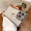 Adecuado para funda de teléfono Apple 17ProMax, funda protectora de lujo con diamantes de imitación 16, a la moda para mujer, silicona de cobertura completa para iPhone 15