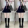 Meias Veludadas Acima do Joelho para Mulheres, Meias Finas de Verão para Panturrilha, Meias de Meia-Perna Estilo College Jk Japonês, Meias Longas
