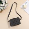 Bolso de hombro Cupido geométrico rombo pequeño bolso cuadrado de caja moderno simple cruzado bolso de mujer moderno que combina con todo bolso para teléfono móvil