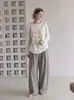 Camisa blanca de manga larga con protección solar para mujer, verano 2026, corte holgado, adelgazante, estilo casual, top fino para capas con protección solar, estilo coreano