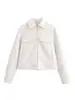 ZA comércio exterior transfronteiriço europeu e americano vestuário feminino, popular no AliExpress, outono suave casaco curto de lã multicolorido
