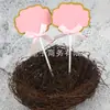 Uma Variedade de Decorações de Bolo Que Podem Escrever Bênçãos, Toppers de Bolo de Feliz Aniversário, Arranjos de Sobremesas para Festa e Bandeirinhas