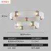 Lámpara de araña para restaurante transfronterizo, luz de anillo circular de lujo ligero, lámpara colgante de cristal personalizada para sala de estar, recepción de hotel, vestíbulo, modelo nuevo 2026