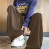 Pantalones de pana rectos para hombre estilo americano 2026, antiarrugas, para primavera y otoño, cómodos, color liso, holgados, versátiles, casuales