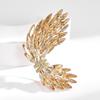 Lujoso Pasador de Solapa de Lirio, Pin de Accesorios de Aleación Incrustado con Diamantes Femenino y Elegante, Hebilla de Pin, Diseño Personalizado Broche de Flor
