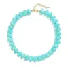 Collar de Cuentas Nuevo Transfronterizo Europeo y Americano de Amazon Resina Estilo Bohemio Cadena de Clavícula Linda Moda Joyería para Mujer