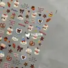 Pegatinas 3D de Relieve para Uñas Postre de Cachorro Nuevo Impermeables Pegatinas DIY para Uñas Calcomanías Decorativas para Funda de Teléfono