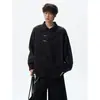 Nova camisa de outono estilo Hong Kong, com botões de metal estilo chinês, modelagem oversized de manga longa, design jacquard 2026, novo estilo da moda