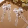 Ins Coreano Super Hada Perla de Imitación Encaje Lazo Cinta DIY Accesorios para el Cabello Adorno para la Cabeza de Mujer Colgante para Bolso Flor para Zapatos Accesorios