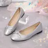 Dropshipping Transfronterizo Zapatos de Mujer Nuevos de Cuero Suave Suela Suave Boca Baja Plana con Lazo Multicolores Cómodos No Cansan los Pies Diarios