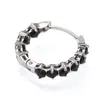 Nuevos Pendientes de Aro de Zirconia Coloridos de Lujo, Pendientes de Botón de Moda para Mujer, Pendientes de Alta Gama de Estilo Ins de Tendencia para Mujer al por Mayor