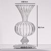 Florero de Vidrio Transparente Estilo Ins Adornos Frescos Pequeños Recipientes Hidropónicos Creativos Flores Secas Arreglo Floral Adornos Decorativos