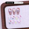 Lindo gato hellokitty joyería para uñas decoración de uñas Sanrio hielo transparente fino brillo uña diy usar uña