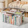 Caja de Almacenamiento para el Hogar de Gran Capacidad para Juguetes Caja de Almacenamiento de Acrílico Caja Transparente para Snacks Caja Portátil Sellada con Tapa Abatible
