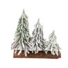 Mini árbol de Navidad de cedro de lino navideño, decoración para árbol de Navidad, suministros para decoración de interiores de restaurantes y bares.