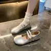 Zapatos Mary Jane de hada estilo francés a la moda 2026 para mujer, estilo nuevo, zapatos planos de una sola pieza con hebilla, adecuados para primavera y otoño, versátiles