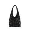 Bolso de Moda Transfronterizo Europeo y Americano para Mujer 2025 Nuevo Estilo Puntos de Polka Remache Bolso Cubo para el Hombro Bolso de Hombro Bolso Tote