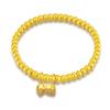 Pulseira Lótus Sólido Banhada a Ouro Ouro Amarelo da Sorte Pulseira Lótus de dois mundos Presente Antigo para Namorada Mãe Atacado