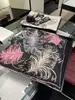 26 Estilos Nuevos de Pañuelos Cuadrados Pequeños de Seda y Lana a Doble Cara con Bloques de Color, Hechos de Seda de Morera y Lana de Seda Genuina, Modernos y Versátiles para Todas las Estaciones
