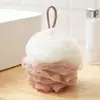 Bombas de baño grandes de dos colores que no se desmoronan, empaquetadas individualmente, para uso en casa, para bañar y exfoliar la espalda, baño de burbujas colorido