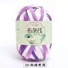 Hilo de Tela de Color Sólido de Alta Elasticidad para Tejer Pantuflas, Zapatos de Ganchillo, Bolsas DIY, Cojines de Cuna, Fabricante de Hilo para Sombreros