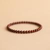 Pulsera de Palo de Rosa Africano Pulsera Dios de la Riqueza de Cinco Vías Círculo Sencillo Estilo Étnico Moderna Alto Aceite Alta Densidad Cuentas Redondas Precio al por Mayor