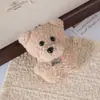 Adorno de Mochila de Perro de Peluche Lindo de Dibujos Animados West Highland Llavero de Perro con Collar Creativo Colgante de Muñeca Venta al por Mayor
