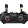 Zqs4240 Luz de Palco Alto-falante Bluetooth Outdoor Casa Karaokê Luz Colorida Microfone Sem Fio Portátil Alto-falante Grande