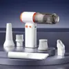 Novo Aspirador de Pó Portátil de Turbina Violenta de Alta Velocidade Transfronteiriço para Fãs, Carregamento Portátil ao Ar Livre, Conjunto Tudo-em-Um