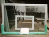 Tablero de Baloncesto para Exteriores Tablero de Baloncesto Estándar de Cristal Templado Tablero de Baloncesto para Exteriores de Aleación de Aluminio Montado en Pared para Adultos Aro de Baloncesto