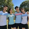 Uniforme universal de bádminton para padres e hijos, conjunto de uniforme para equipo de competición, secado rápido y transpirable, adecuado para entrenamiento de tenis de mesa y voleibol, disponible para compra al por mayor e impresión