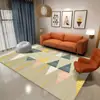 Nueva Alfombra de Piso Sala de Estar Dormitorio Lujo Ligero Alta Calidad Simple Cobertura Total Sofá Alfombra de Piso Grande Mesa de Café Limpiable Alfombra de Mesita de Noche