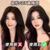 Artefacto de Flequillo Elevado para la Coronilla Perezoso Pasador Sin Rastro Peine de Plástico para Raíz del Cabello Rizado con Forma de Flequillo Elevado para la Coronilla