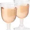 4. Vaso de champán desechable de 7 oz 150 ml, copa de plástico, vaso de degustación, copa de champán, copa de cóctel, 1 pieza
