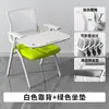 Silla plegable de entrenamiento, silla plegable con tablero, tablero de escritura, silla de oficina, mesa y silla integradas para reunión en sala de conferencias