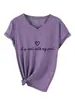Es muy adecuado para mi sitio independiente de Amazon eBay, ofreciendo una camiseta de manga corta con cuello en V para mujer, cómoda y elegante, para comercio exterior