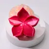 Presilha de Garra Plástica Colorida Flor Doce para Parte de Trás da Cabeça Presilha de Garra Simples Moda Gradiente Presilha de Garra para Meio Preso para Mulheres