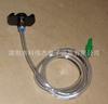 Adaptador de jeringa dispensadora de aleación de aluminio, adaptador metálico de 30CC con tubo de aire, conector metálico reforzado, venta al por mayor