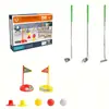 Juegos Deportivos al Aire Libre para Niños Transfronterizos y Set de Juguetes de Golf Retráctil Interactivo de Interior Competitivo
