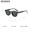 Novos Óculos de Sol Redondos com Tachas Raine para Homens e Mulheres, Estilo Europeu e Americano, Moda Retrô, Escolhas de Influenciadores, Óculos de Sol Simples para Proteger do Sol