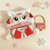 Em Estoque Novo Estilo Chinês Boneca de Algodão 10cm Kt Roupa de Ano Novo Boneca Fogos de Artifício Conjunto de Roupas Acessórios Disponível