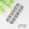 Pedra de strass para nail art 1440 12 strass de vidro super brilhante base branca e prata strass mágico strass de fundo plano