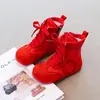 Botas Martin para Meninas 2026 Primavera/Outono Novas Botas Infantis Botas Curtas para Crianças Pequenas, Médias e Grandes Tênis Esportivos para Meninas Botas de Cano Médio com Solado Macio